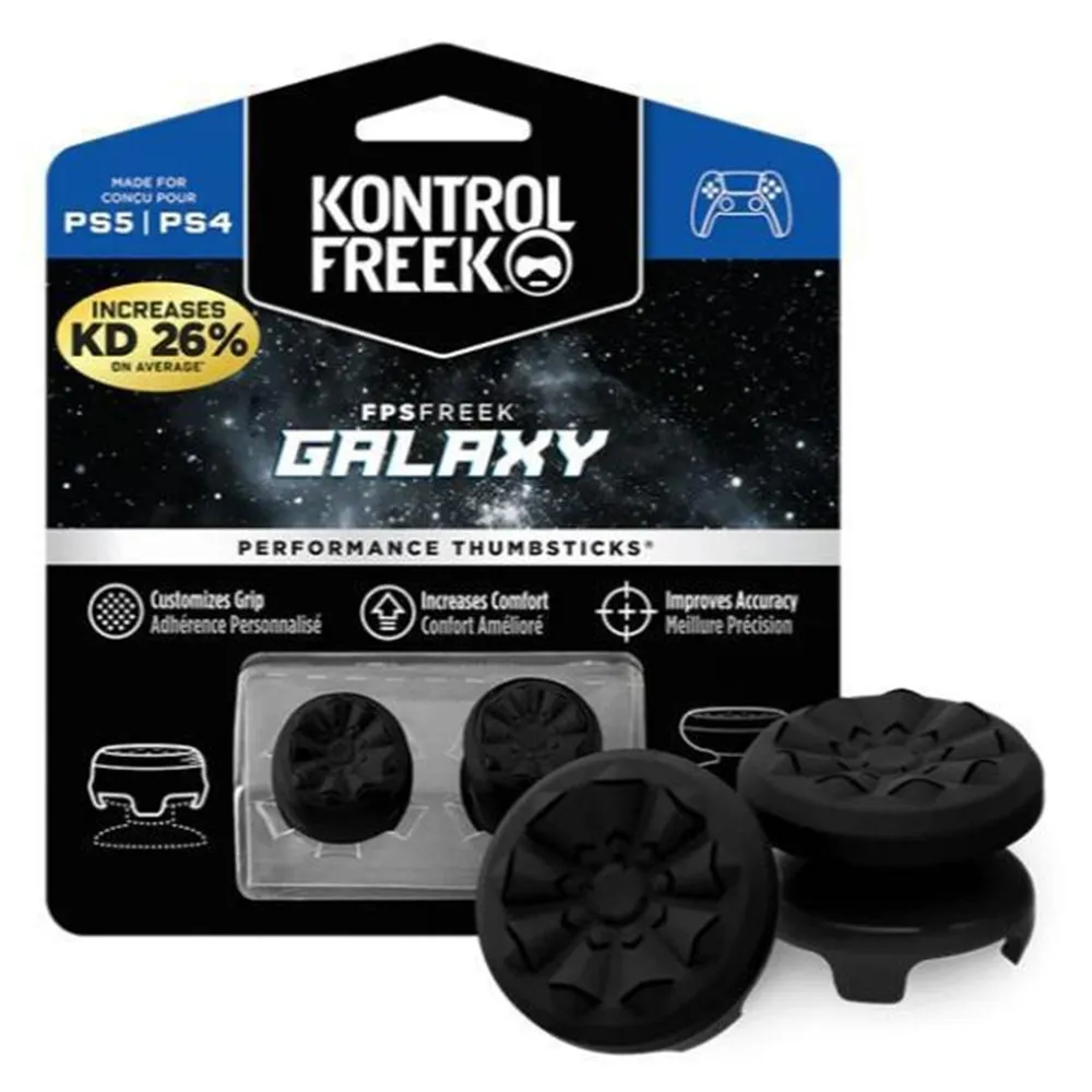 2 stk. tommelgrep fingergrep til Sony PlayStation 5/4 tommelspakforlenger - Svart