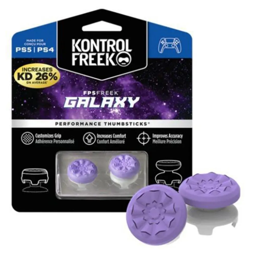 2 stk. tommelgrep fingergrep til Sony PlayStation 5/4 tommelspakforlenger - lilla