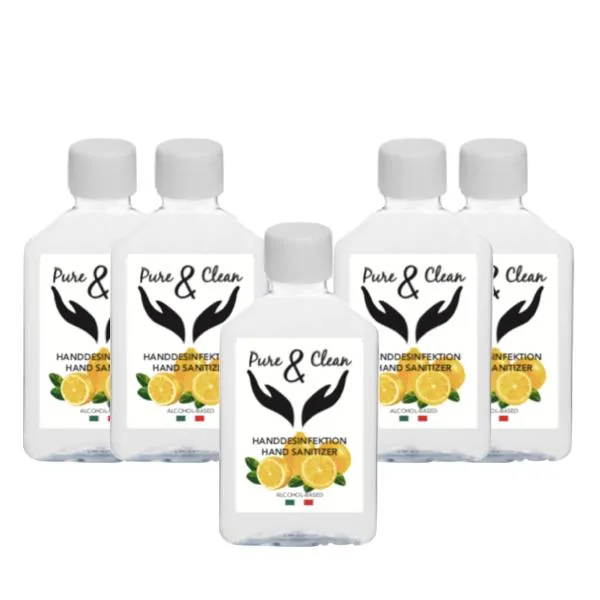 5 stk Hånddesinfeksjonsgel, hånddesinfeksjon 80ml