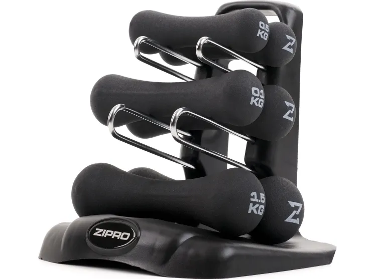 Zipro neopren manual 6 x Ulike typer belastninger inkludert i settet