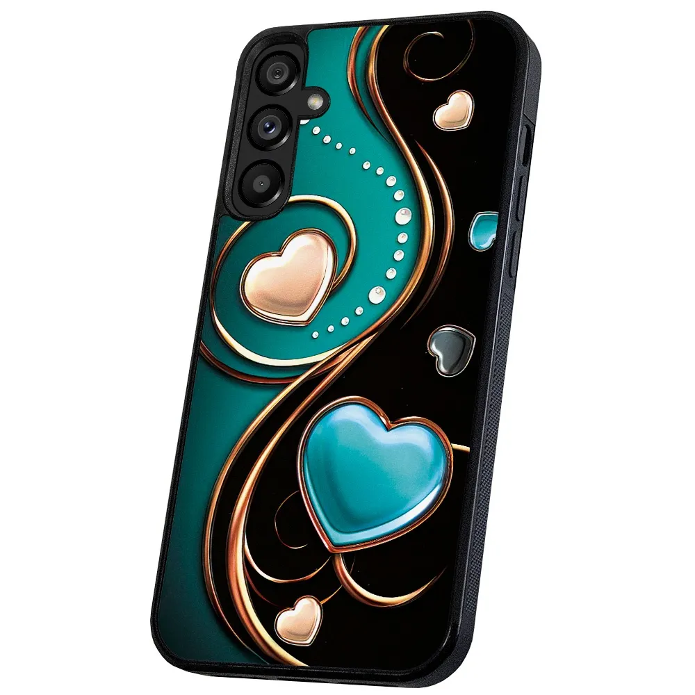 Samsung Galaxy A17 5G - Deksel/Mobildeksel Hjerter