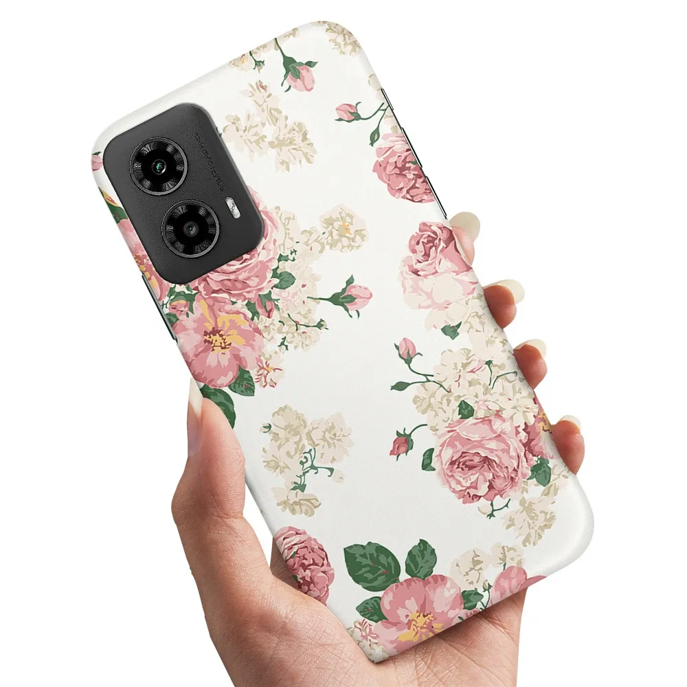Deksel / Mobildeksel til Motorola Moto G54 5G - Retro Blomster