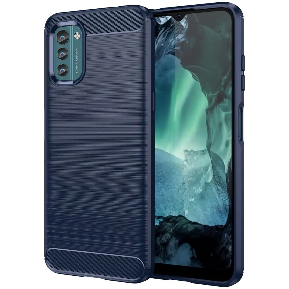 Carbon Flex Nokia G11 / Nokia G21 deksel - Blå