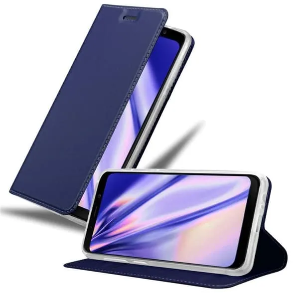 Deksel til Samsung Galaxy J6 2018 Lommebokdeksel med magnetisk lukking, stativfunksjon og kortlomme