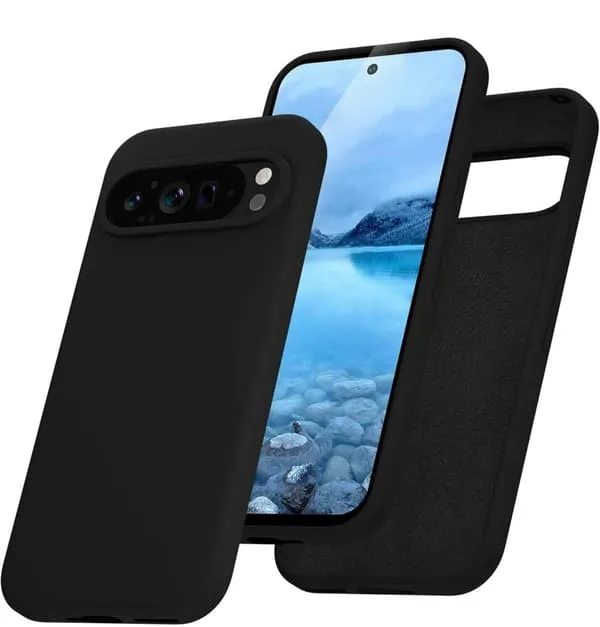 Google Pixel 9 matt svart deksel