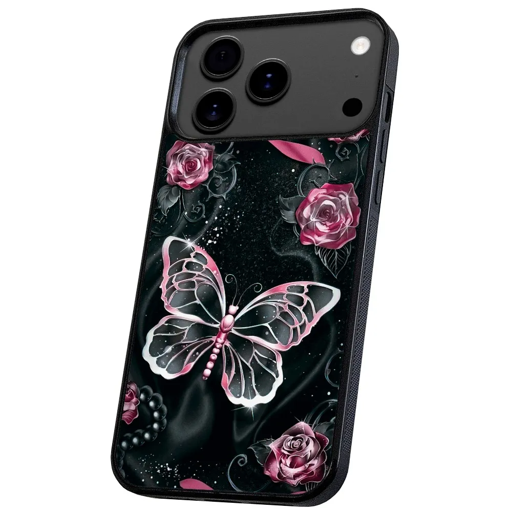iPhone 17 Pro - Deksel/Mobildeksel Sommerfugler