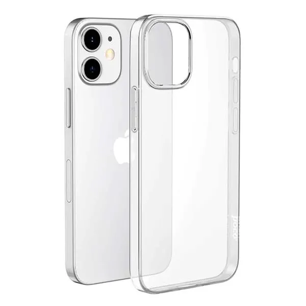 Tynn iPhone 13 gjennomskinnelig mobilskall gjennomsiktig