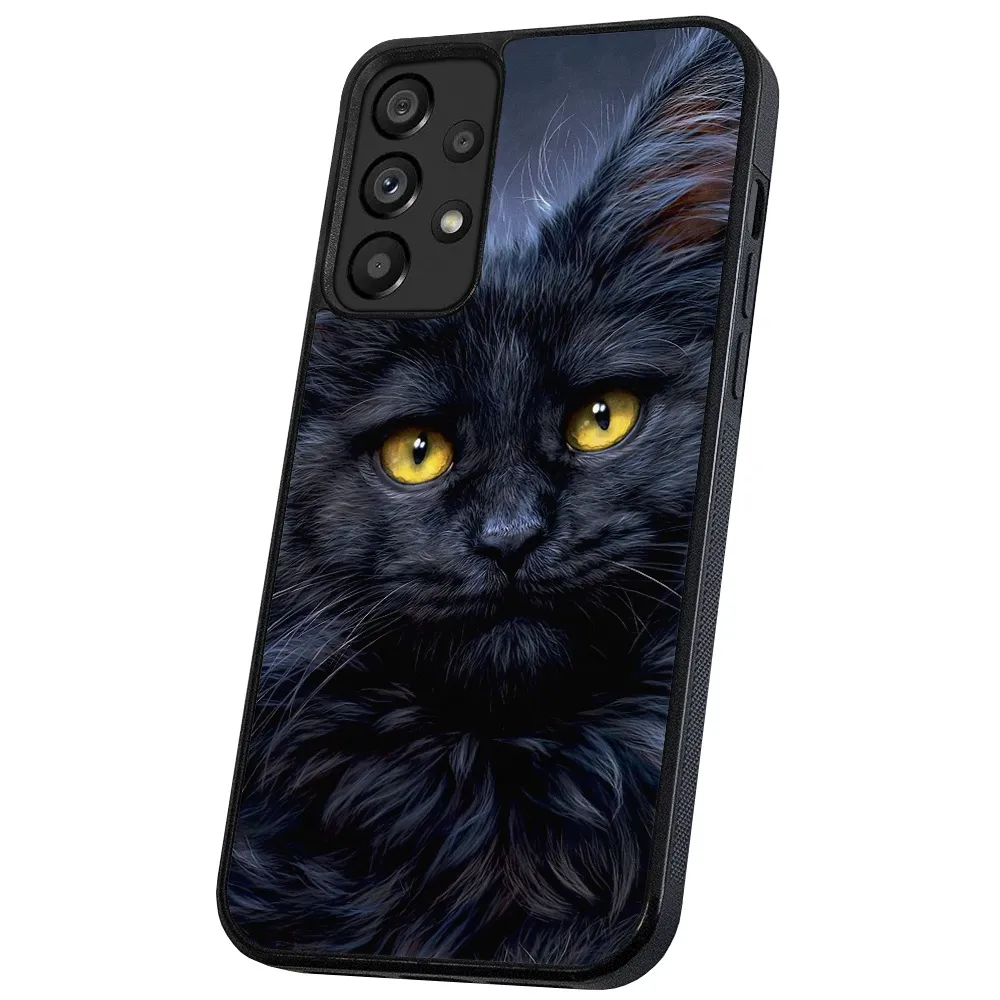 Samsung Galaxy A53 5G - Deksel/Mobildeksel Svart Katt