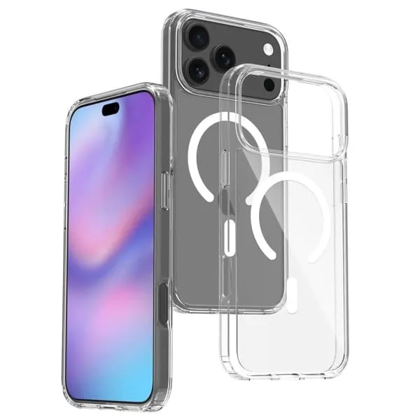 iPhone 17 Pro Magnetisk Mobildeksel Magsafe Kompatibelt Gjennomsiktig