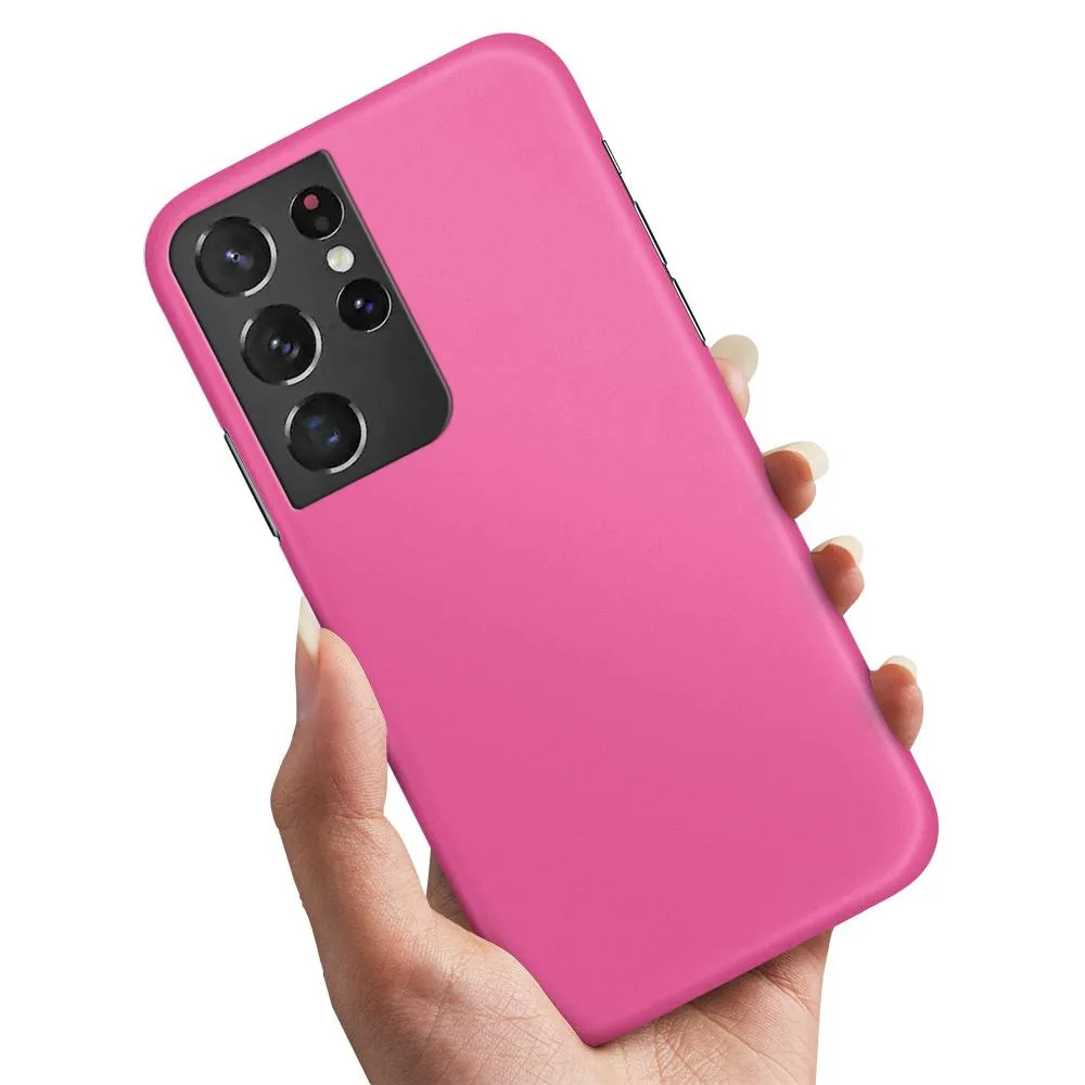 Deksel / Mobildeksel til Samsung Galaxy S21 Ultra - Rosa