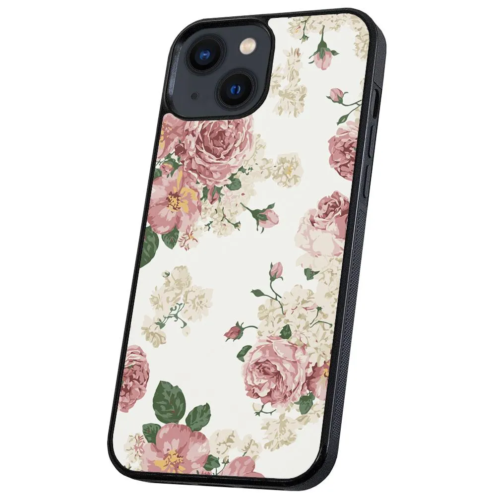 iPhone 13 - Deksel/Mobildeksel Retro Blomster