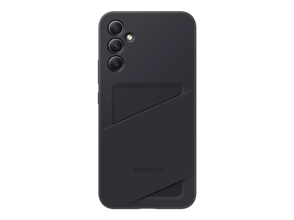 Samsung EF-OA346 - Baksidedeksel for mobiltelefon - termoplast-polyuretan (TPU) - svart - for Galaxy A34 5G