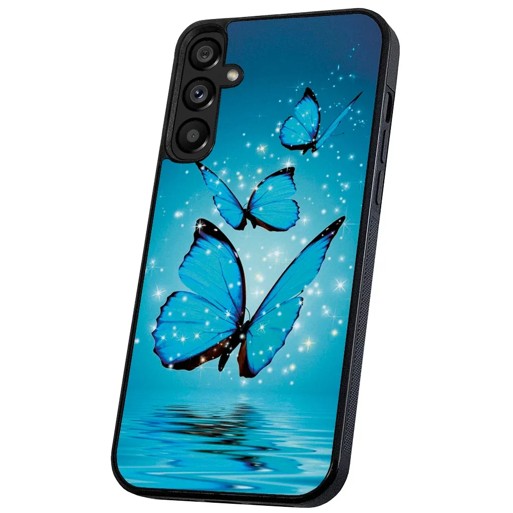 Samsung Galaxy A17 5G - Deksel/Mobildeksel Glitrende Sommerfugler