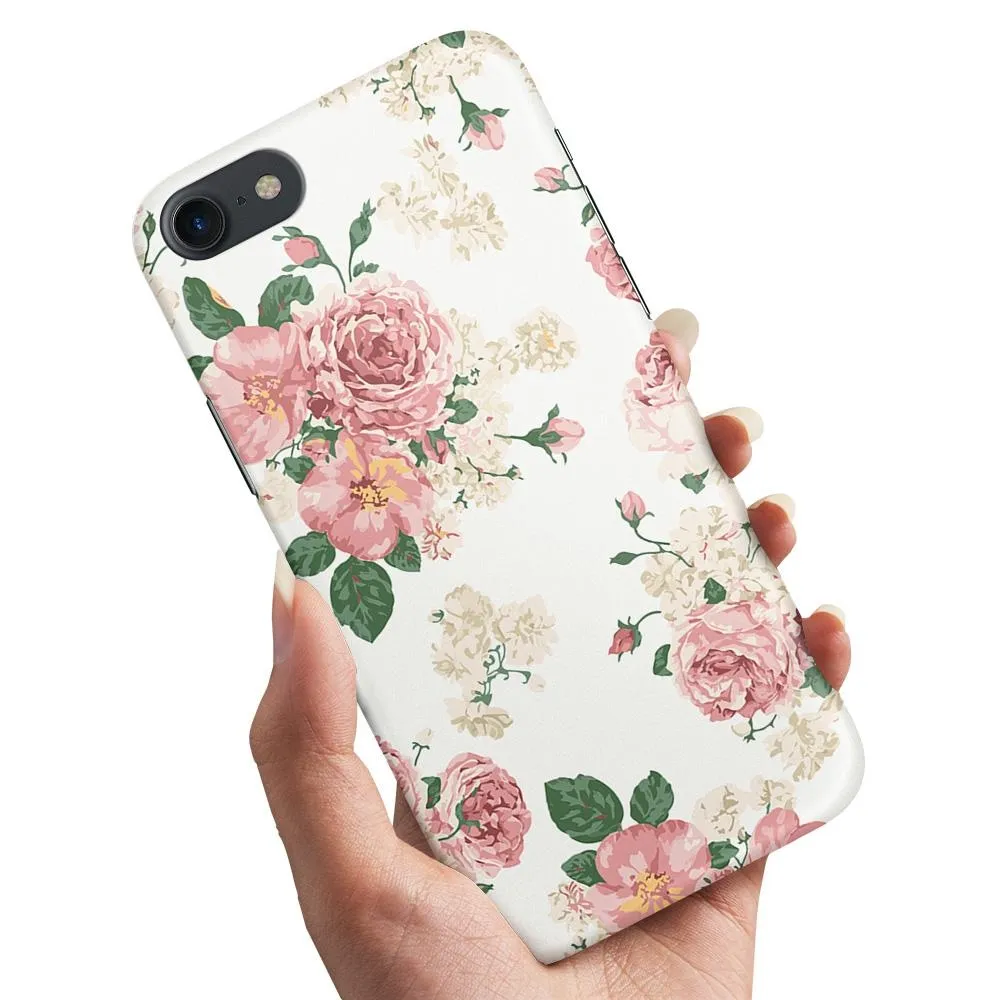 Deksel / Mobildeksel til iPhone 7 / 8 / SE - Retro Blomster