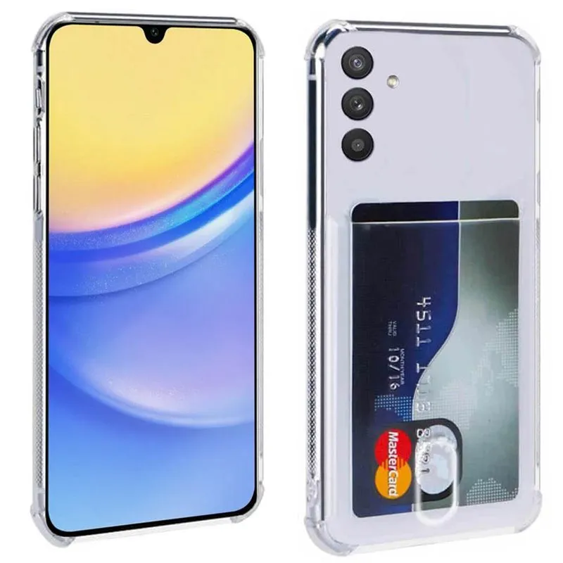 Silikondeksel med kortholder til Samsung Galaxy A15