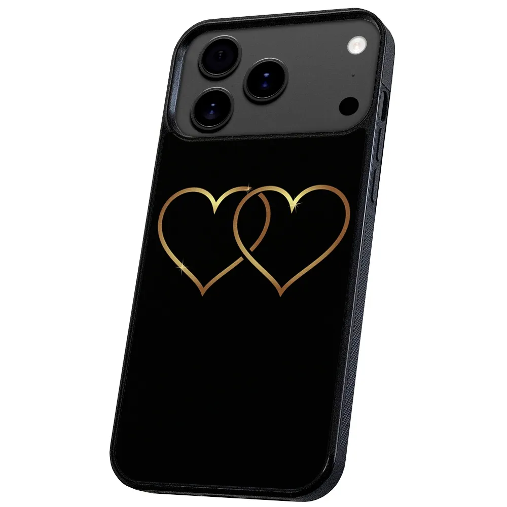 iPhone 17 Pro Max - Deksel/Mobildeksel Double Hearts