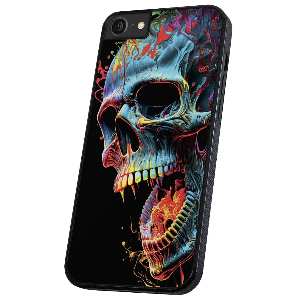 iPhone 6/7/8/SE - Deksel/Mobildeksel Skull