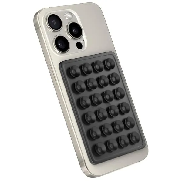 Sugekopp Silikon Selvklebende Telefonfeste - Svart
