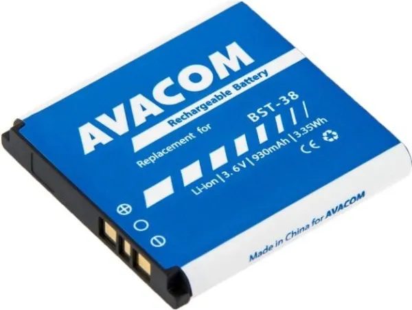 AVACOM batteri for Sony Ericsson S510i, K770 Li-Ion 3.6V 930mAh (erstatning BST-38)
