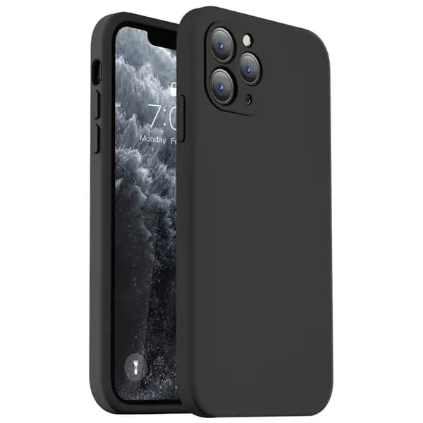 iPhone 11 Pro Max Matt Svart Deksel - Ekstra Kamerabeskyttelse