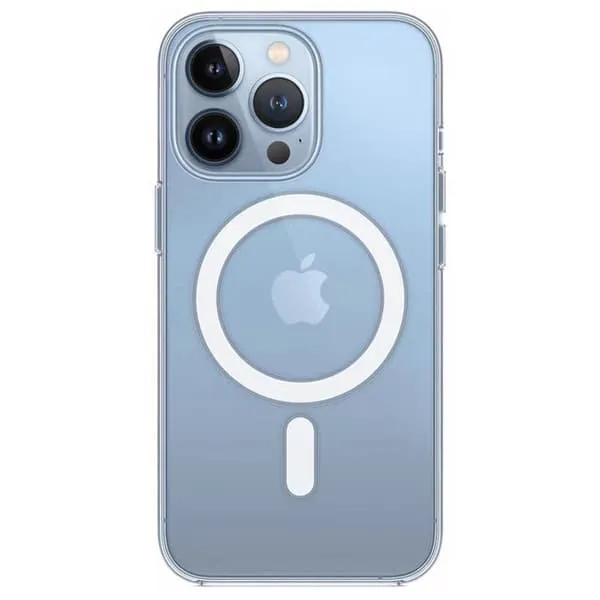 iPhone 13-serien silikondeksel - Magsafe gjennomsiktig