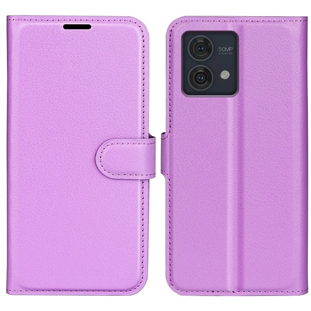 Classic Motorola Moto G84 Flippetui - Lilla