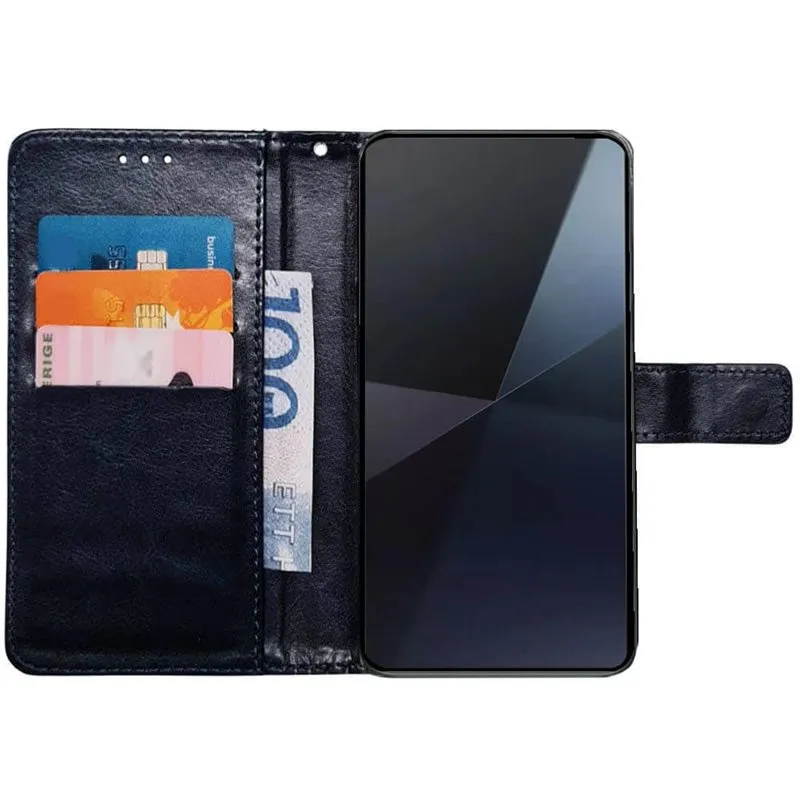Lommebokdeksel 3-kort til Sony Xperia 10 VII - MÃ¸rkeblÃ¥