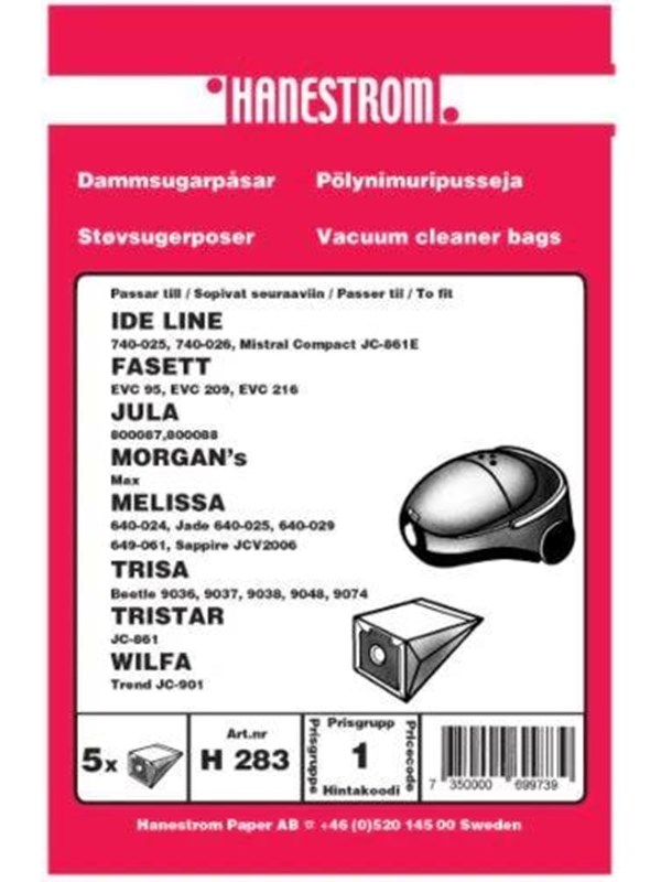 hanestroem Vacuum cleaner bags - 5 pcs