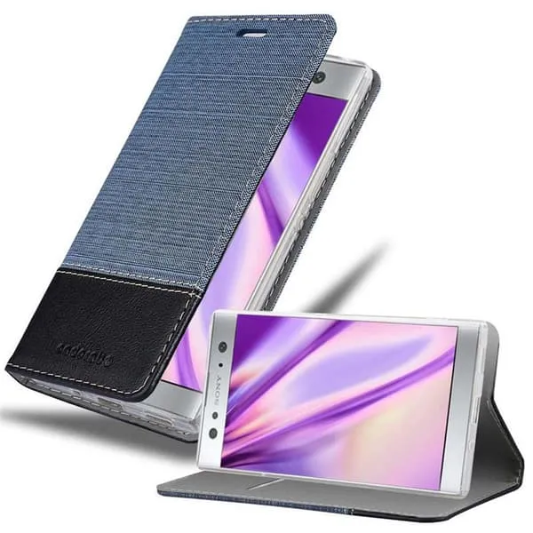 Deksel til Sony Xperia XA2 ULTRA Lommebokdeksel med magnetisk lukking, stativfunksjon og kortlomme