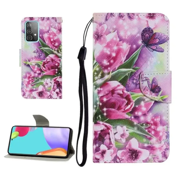 Wonderland Samsung Galaxy A52 5G Flippetui - Blomst