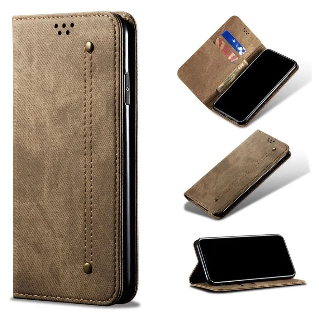 Jeans Samsung Galaxy S20 Flip etui - Khaki