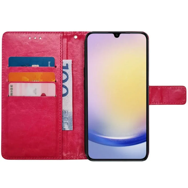 Lommebokdeksel 3-kort til Samsung Galaxy A36 5G - Rosa