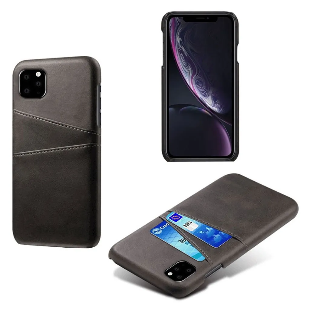 Dual Card iPhone 11 Pro Max deksel - Svart