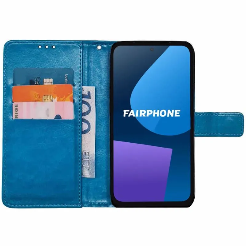 Lommebokdeksel 3-kort til Fairphone 5 - LyseblÃ¥