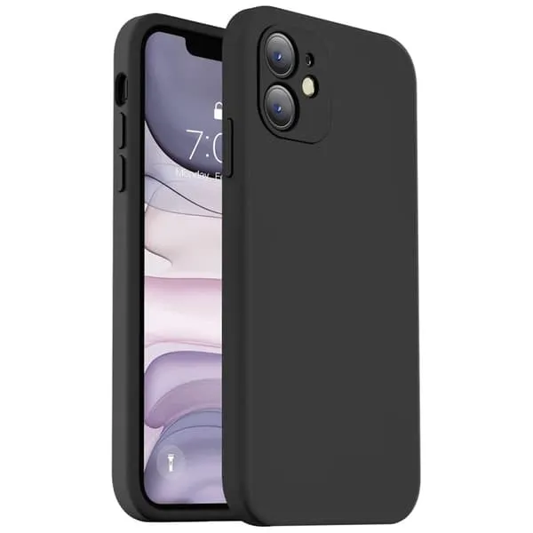iPhone 11 Matt Svart Deksel - Ekstra Kamerabeskytter