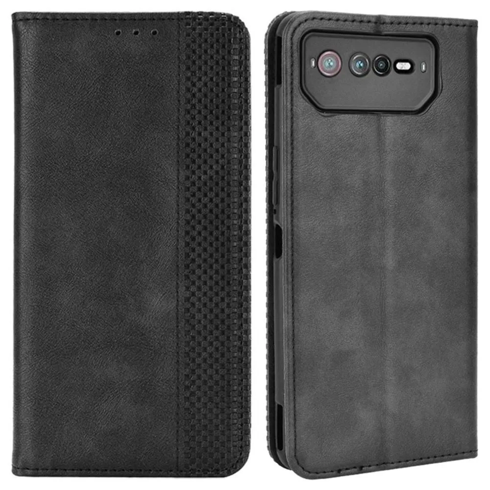 Asus ROG Phone 6 5G/6 Pro 5G Lommebok - deksel - Svart