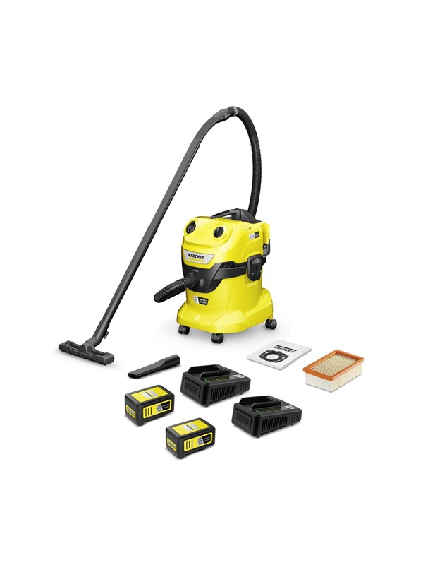 Kärcher Støvsuger WD 4-18 Dual Battery Set