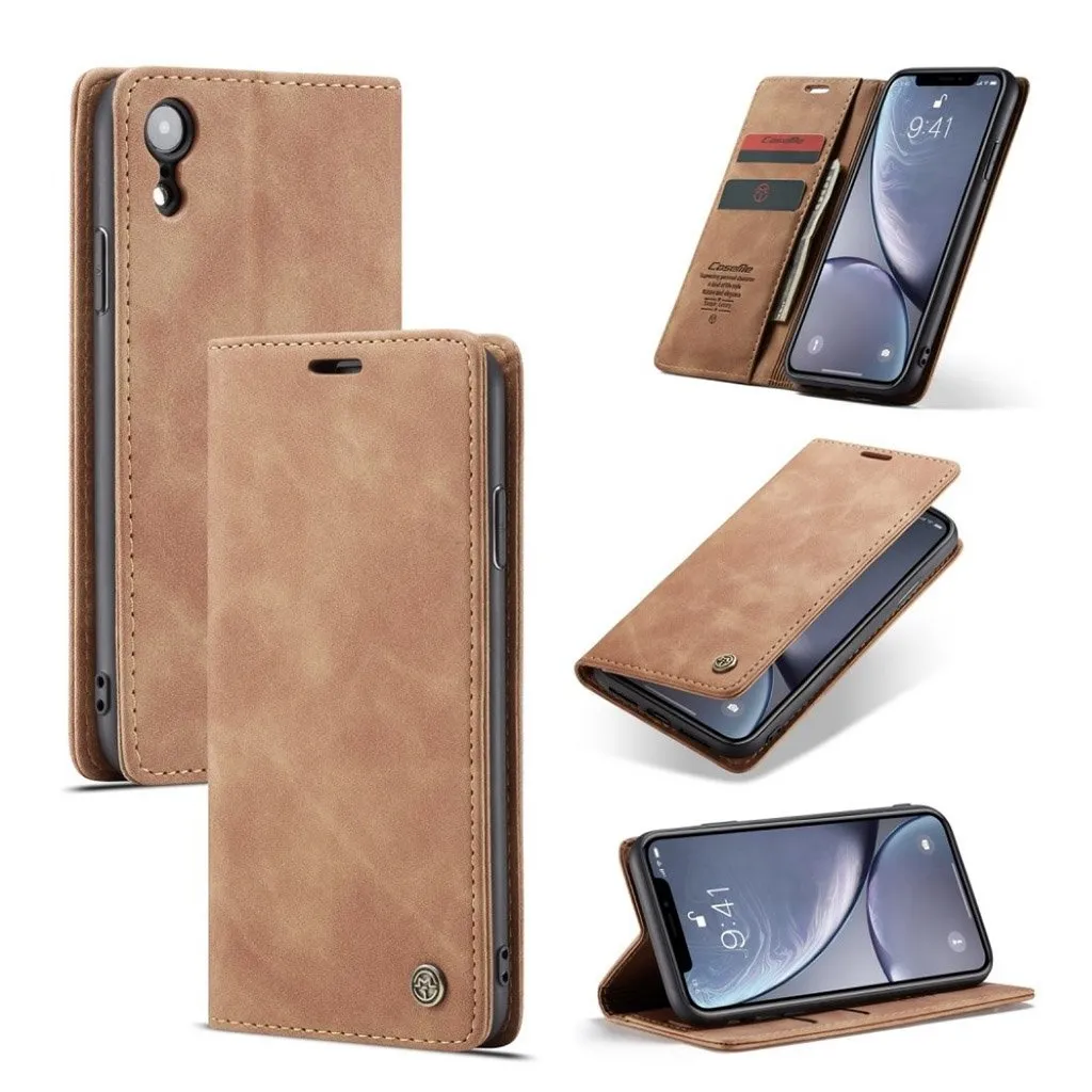 Caseme iPhone Xr Støtabsorberende Skinnetui - Kaki
