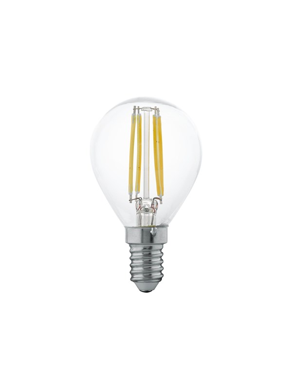 EGLO LED-lyspære P45 Mini ball 4W/827 350 lumen clear E14