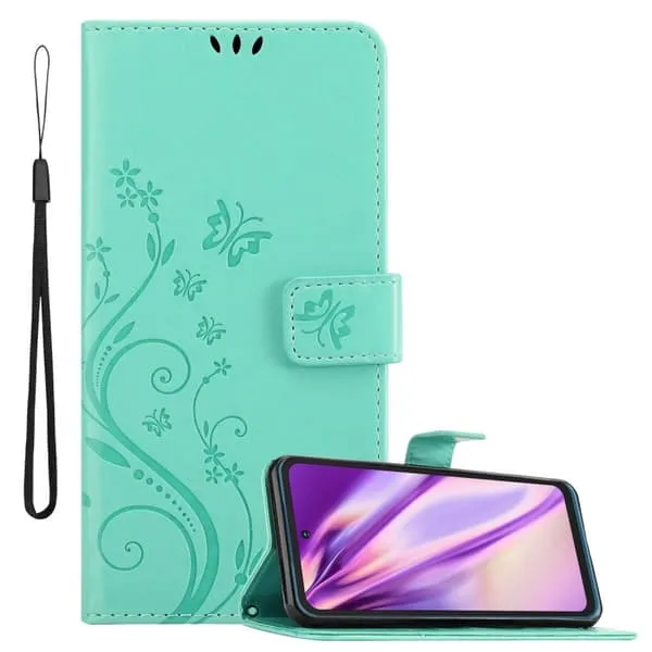 Deksel til Nokia XR20 Lommebokdeksel i blomster design med magnetisk lukking, stativfunksjon og kortplasser