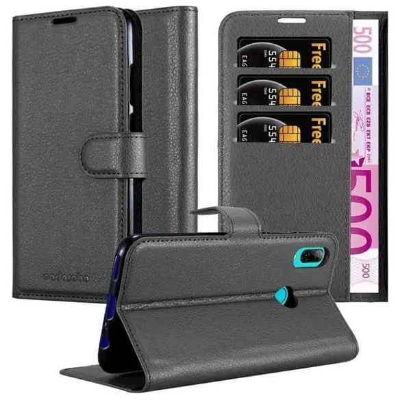 Deksel til Honor 10 LITE / Huawei P SMART 2019 Lommebokdeksel med magnetisk lukking, stativfunksjon og kortlomme