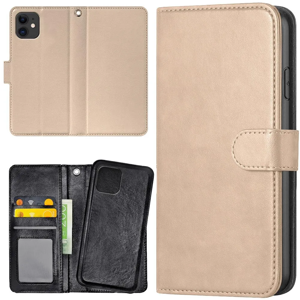 iPhone 11 - Lommebok Deksel Beige