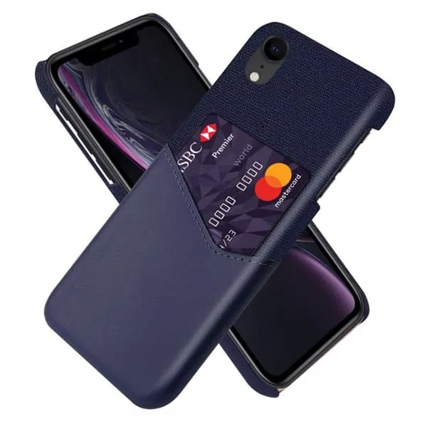 Bofink iPhone Xr Kortdeksel - Blå