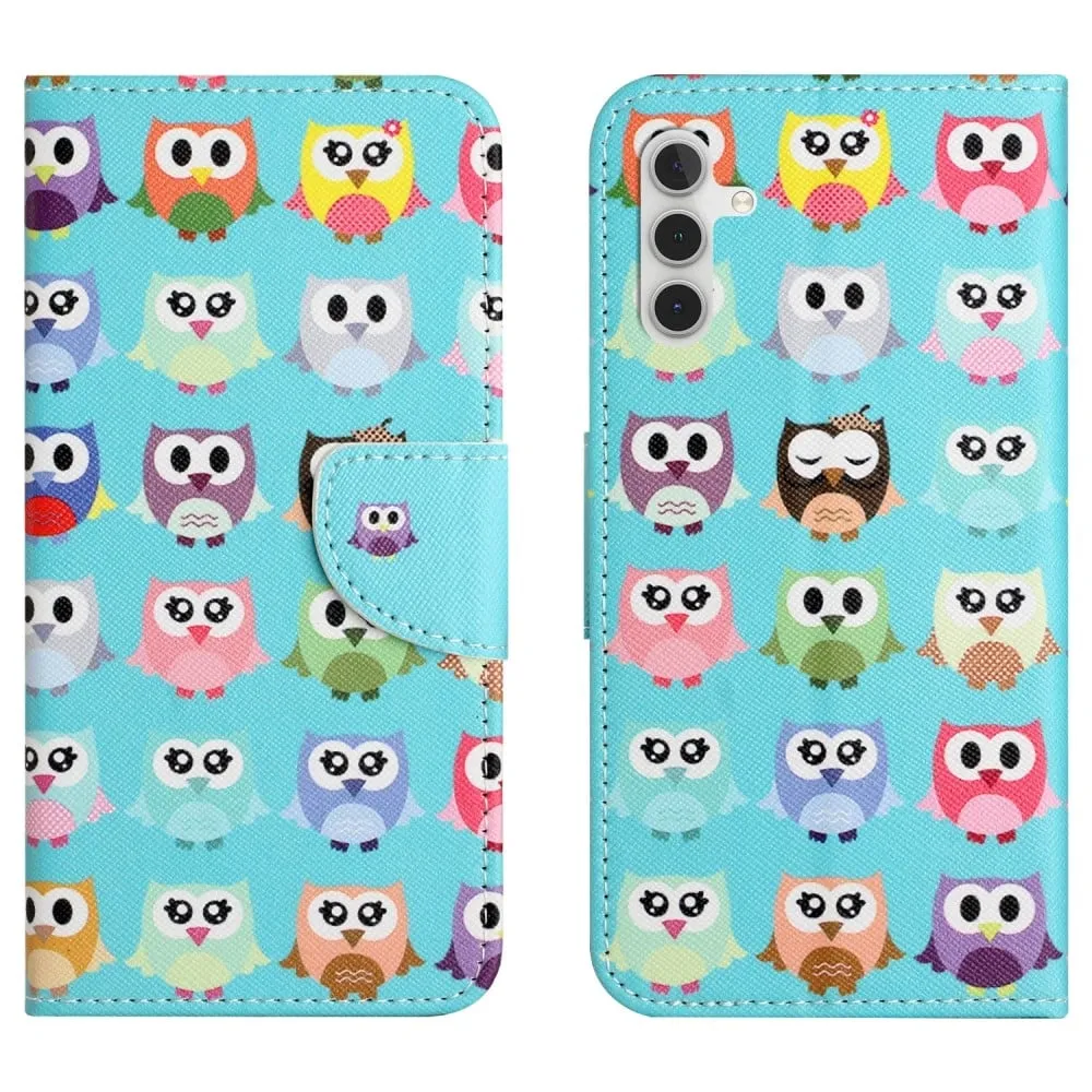 Butterfly Samsung Galaxy A16 skinnveske - Ugler