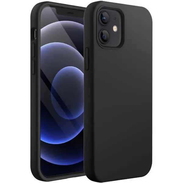 iPhone 12/12 Pro matt svart deksel
