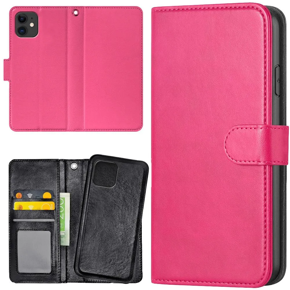 iPhone 12/12 Pro - Lommebok Deksel Rosa