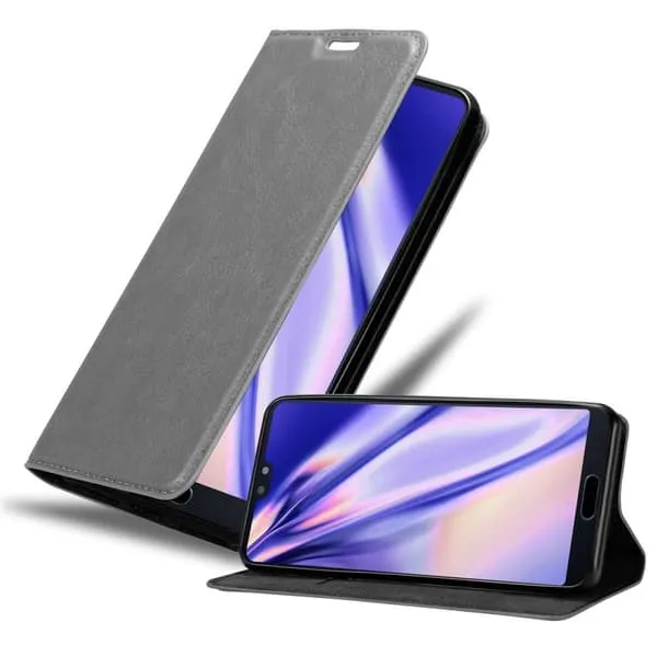 Lommebokdeksel til Huawei P20 Deksel med magnetisk lukking, stativfunksjon og kortlomme