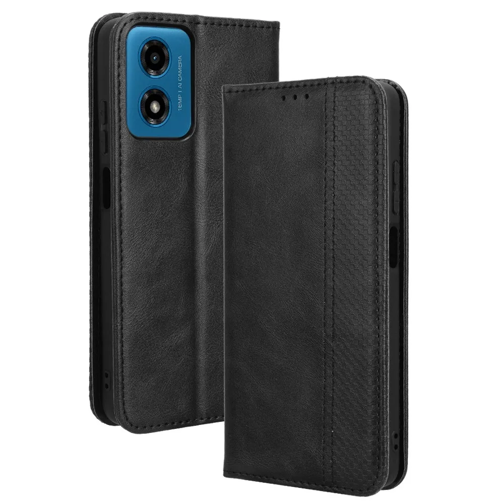 Til Motorola Moto G04 4G/G24 Power Case Lommebok - deksel