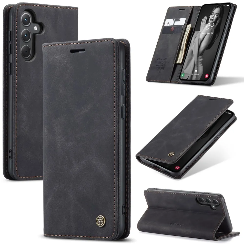 CASEME Lommebok-deksel Samsung Galaxy A56 5G - Svart