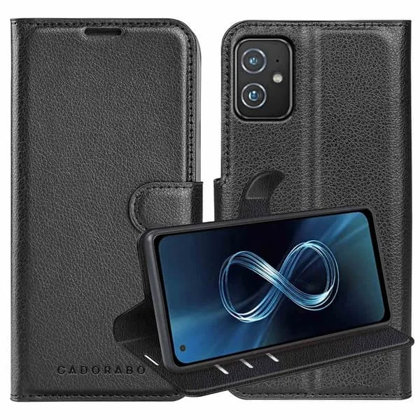 Deksel til Asus ZenFone 8 Lommebokdeksel med magnetisk lukking, stativfunksjon og kortlomme